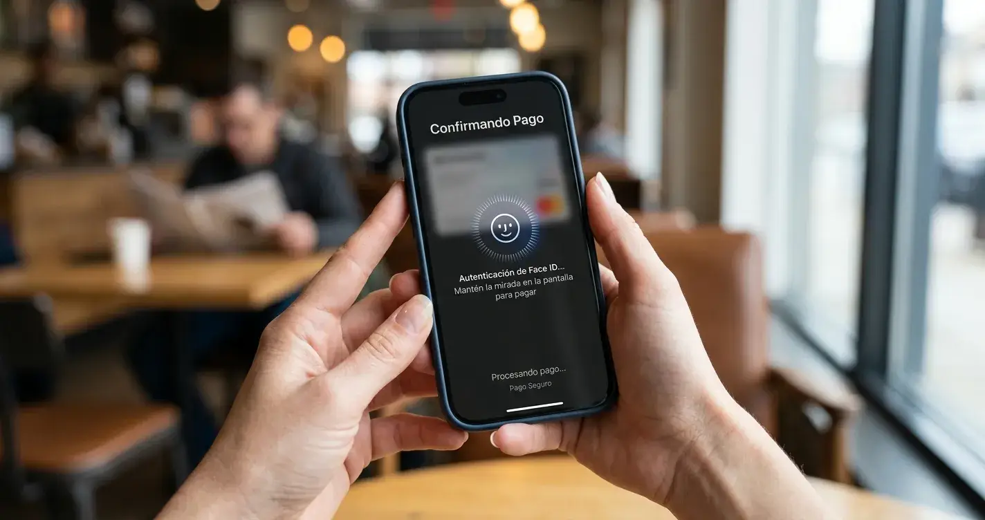 Autenticación Face ID para depósito con Apple Pay en casino
